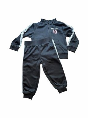 Lionel Messi 10 Kid’s Soccer Black Tracksuit Size 24 Months